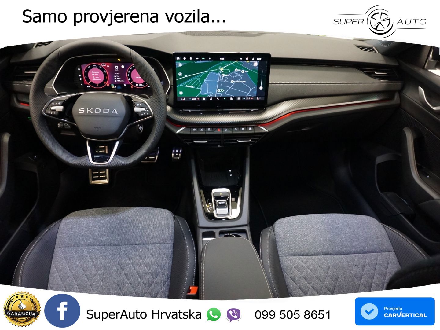 Škoda Octavia Combi 2.0 TSI (204 KS) 4x4 DSG SportLine LED+GR SJED+ACC