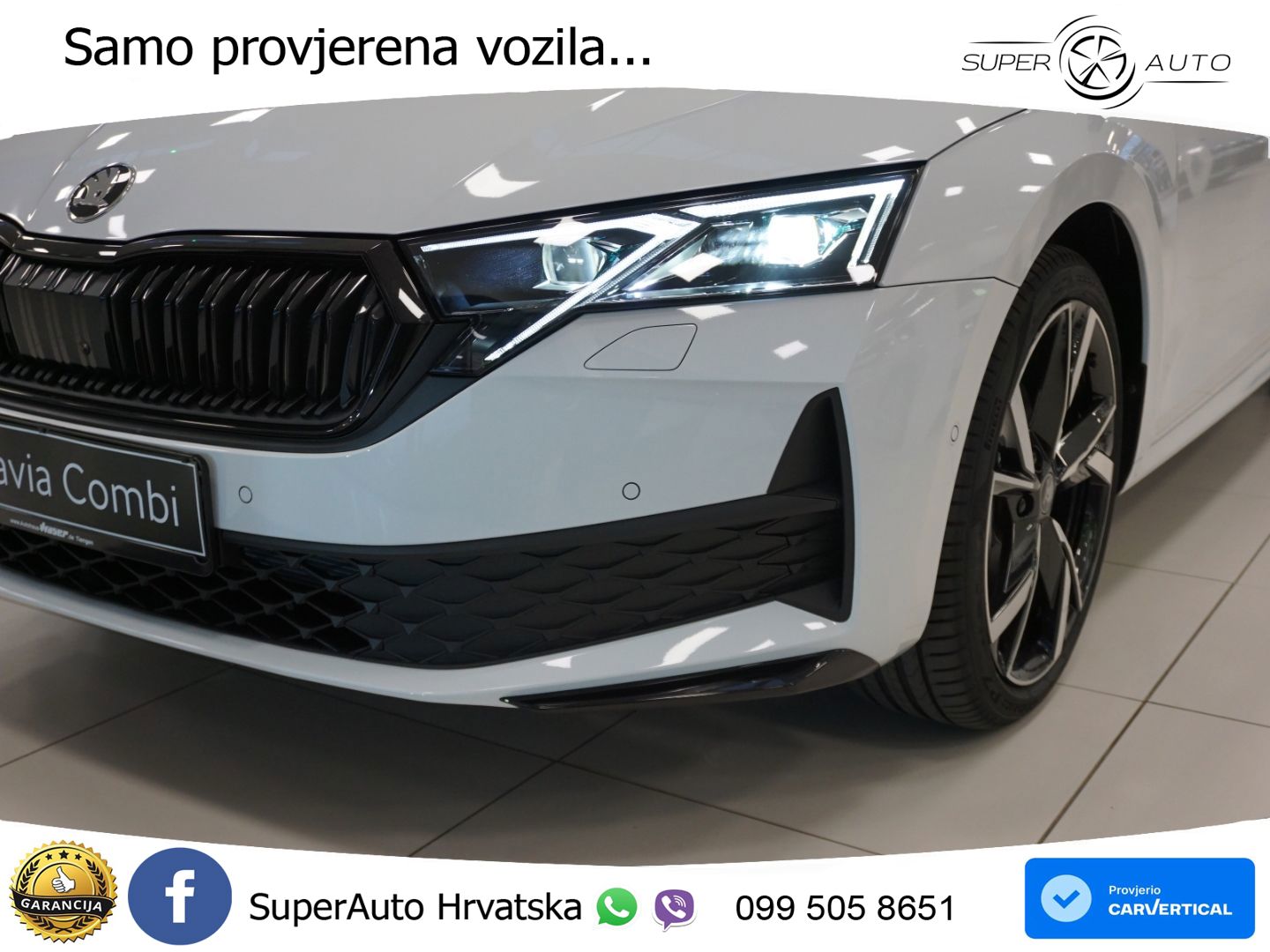 Škoda Octavia Combi 2.0 TSI (204 KS) 4x4 DSG SportLine LED+GR SJED+ACC