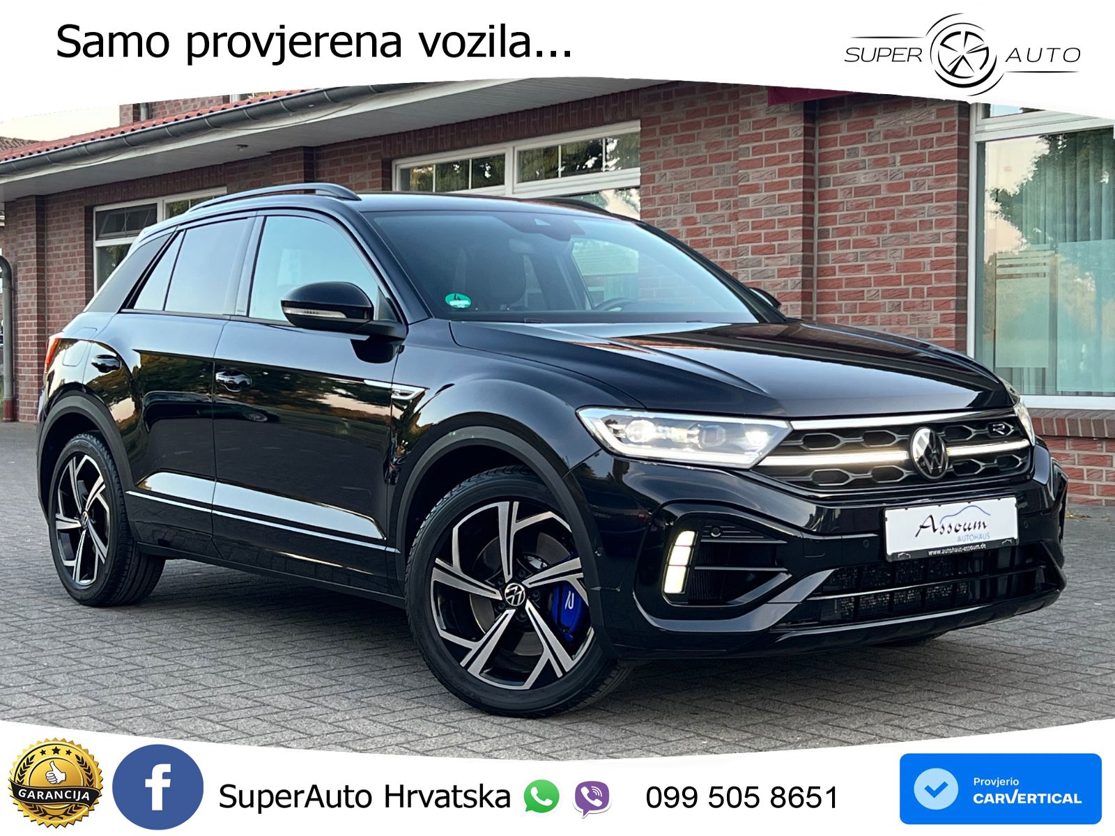 Volkswagen T-Roc I R 2.0 TSI (300 KS) OPF 4M DSG MATRIX+GR SJED+KAM