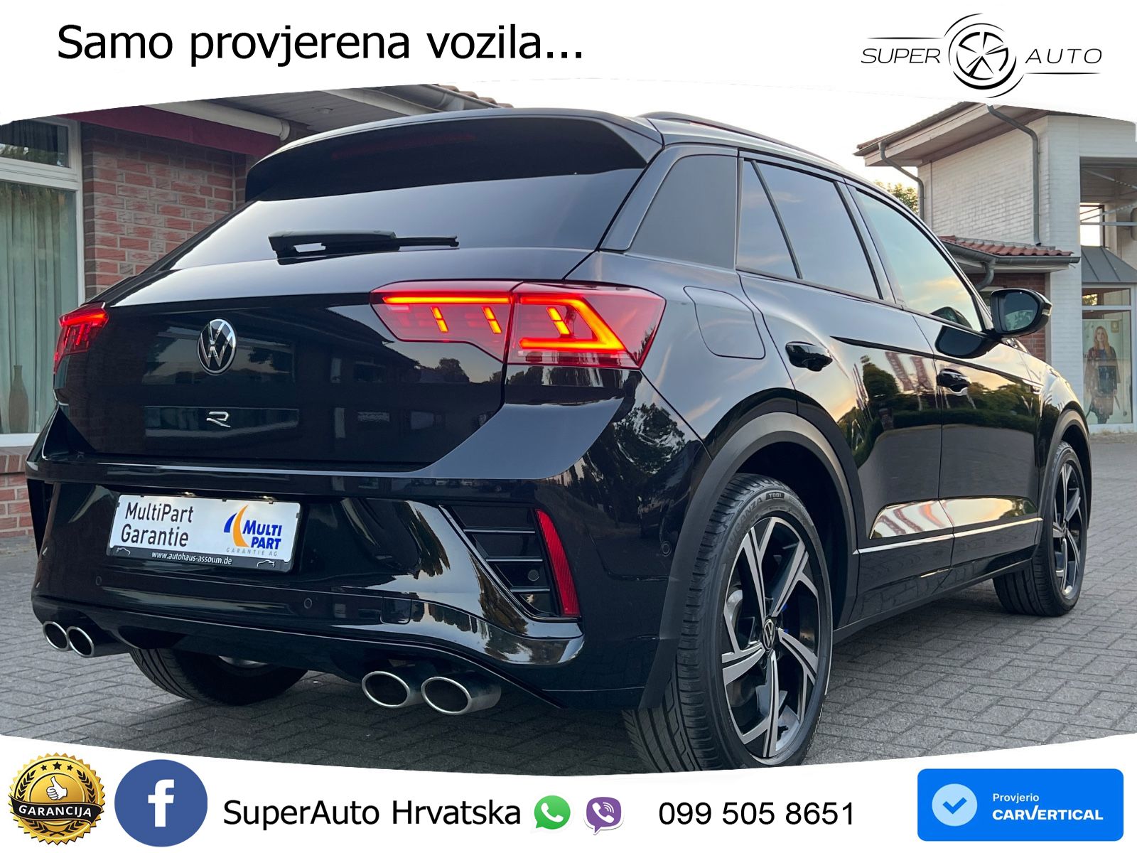 Volkswagen T-Roc I R 2.0 TSI (300 KS) OPF 4M DSG MATRIX+GR SJED+KAM