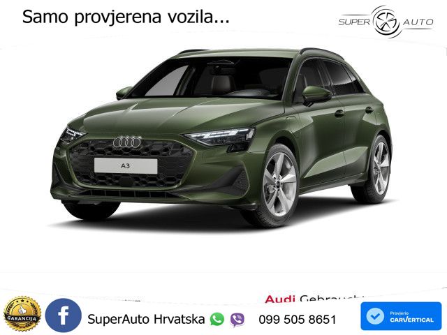 Audi A3 40 TFSIe (204 KS) S tronic LED+GR SJED+ACC