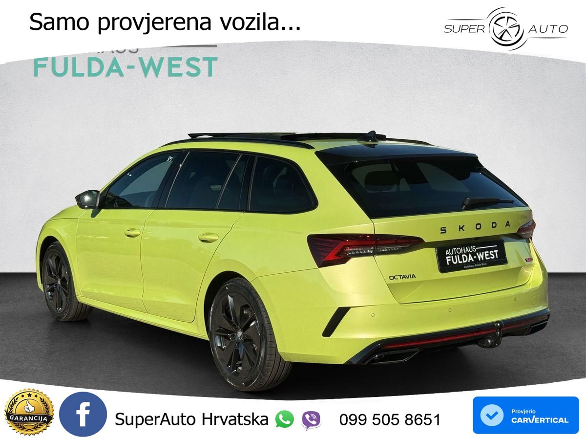 Škoda Octavia Combi RS 2.0 TSI (265 KS) DSG LED+GR SJED+ACC