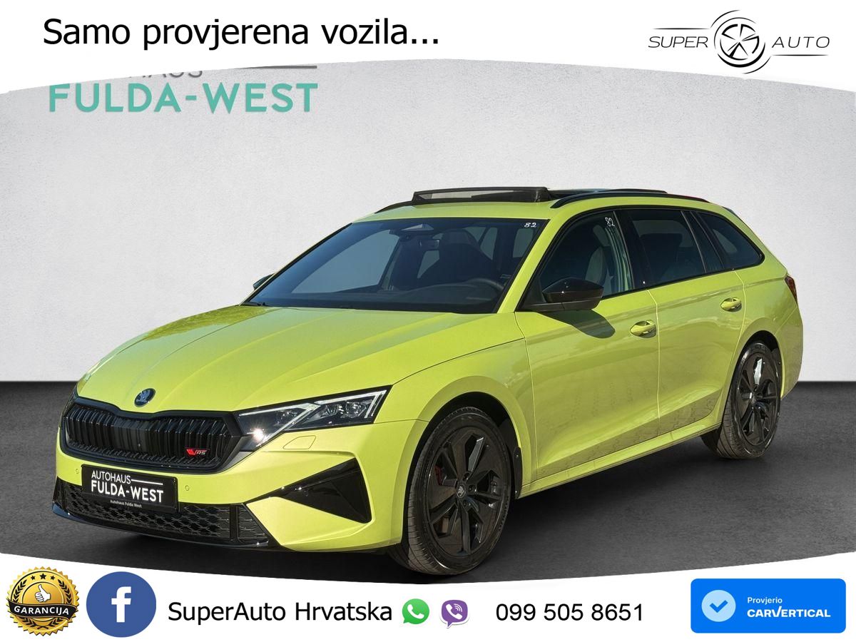 Škoda Octavia Combi RS 2.0 TSI (265 KS) DSG LED+GR SJED+ACC