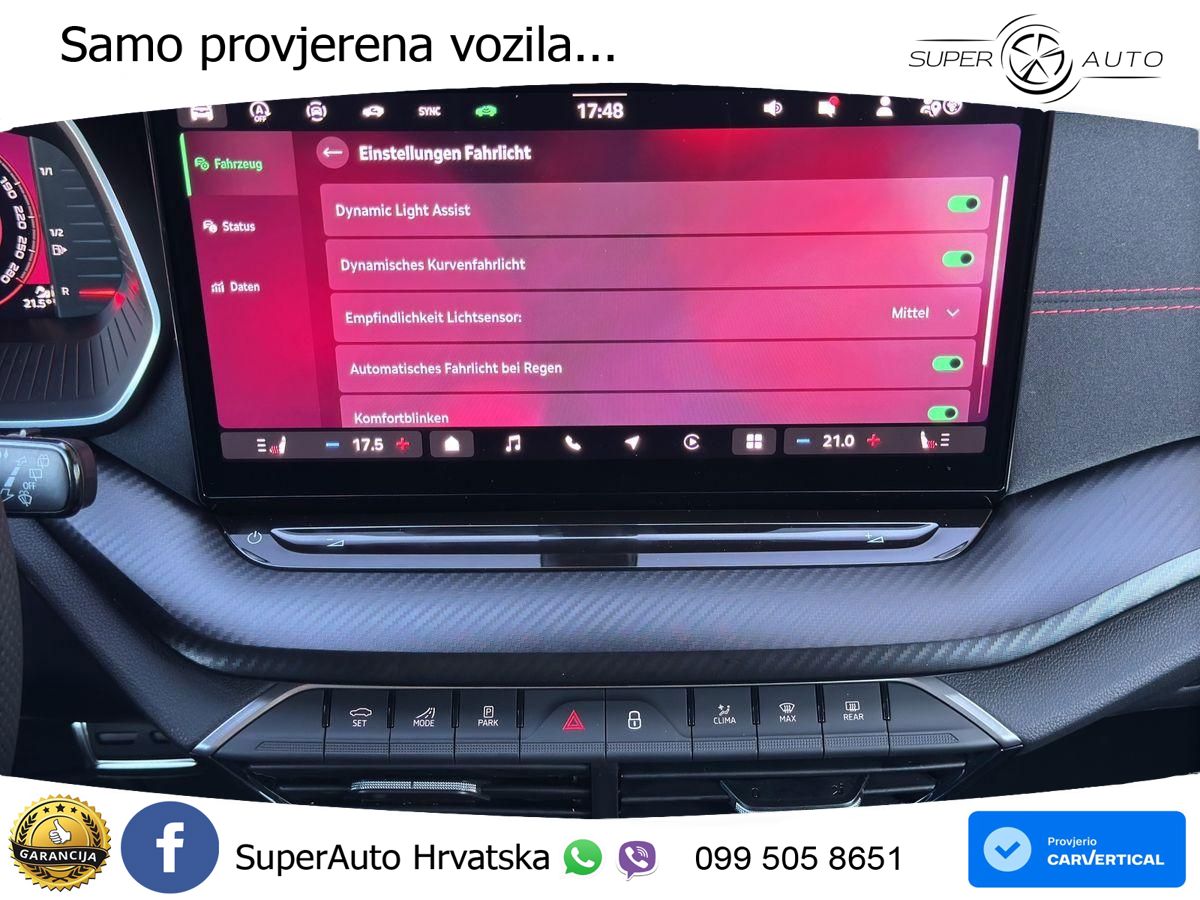 Škoda Octavia Combi RS 2.0 TSI (265 KS) DSG LED+GR SJED+ACC