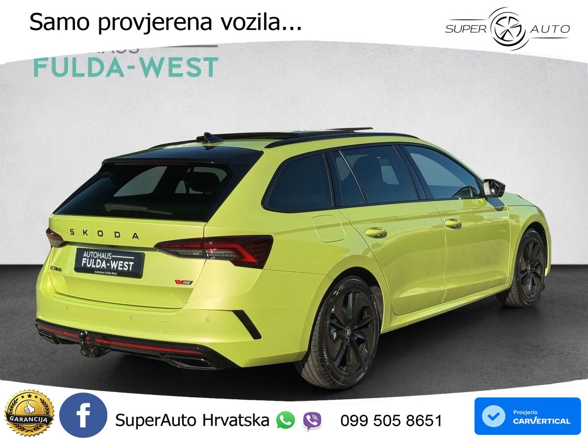 Škoda Octavia Combi RS 2.0 TSI (265 KS) DSG LED+GR SJED+ACC
