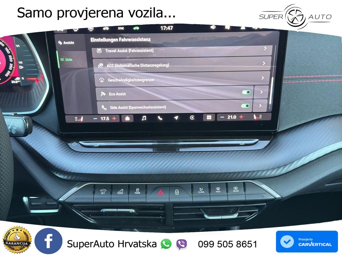 Škoda Octavia Combi RS 2.0 TSI (265 KS) DSG LED+GR SJED+ACC