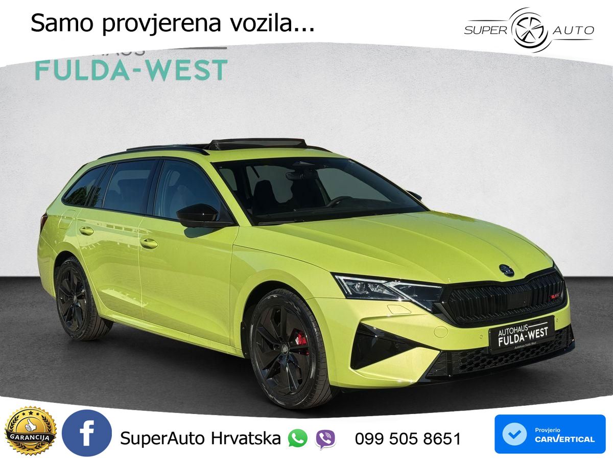 Škoda Octavia Combi RS 2.0 TSI (265 KS) DSG LED+GR SJED+ACC