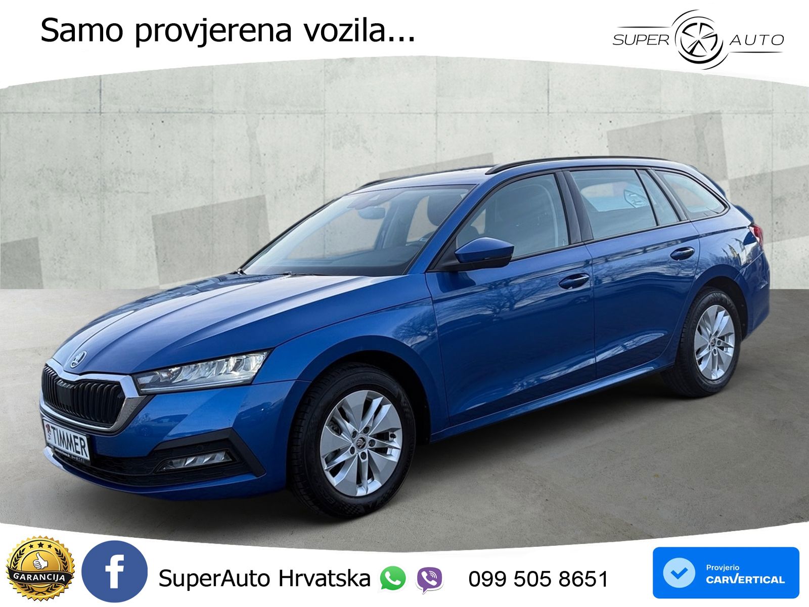 Škoda Octavia Combi 2.0 TDI (150 KS) DSG LED+GR SJED+ACC