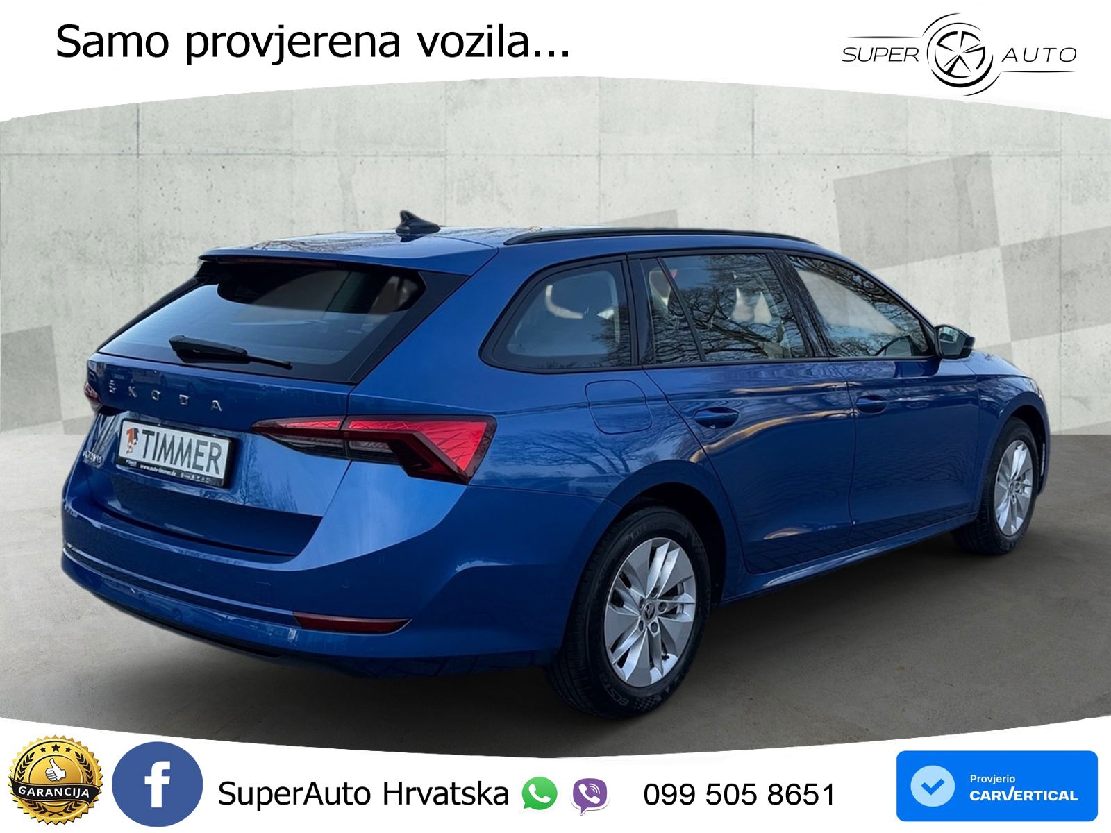 Škoda Octavia Combi 2.0 TDI (150 KS) DSG LED+GR SJED+ACC