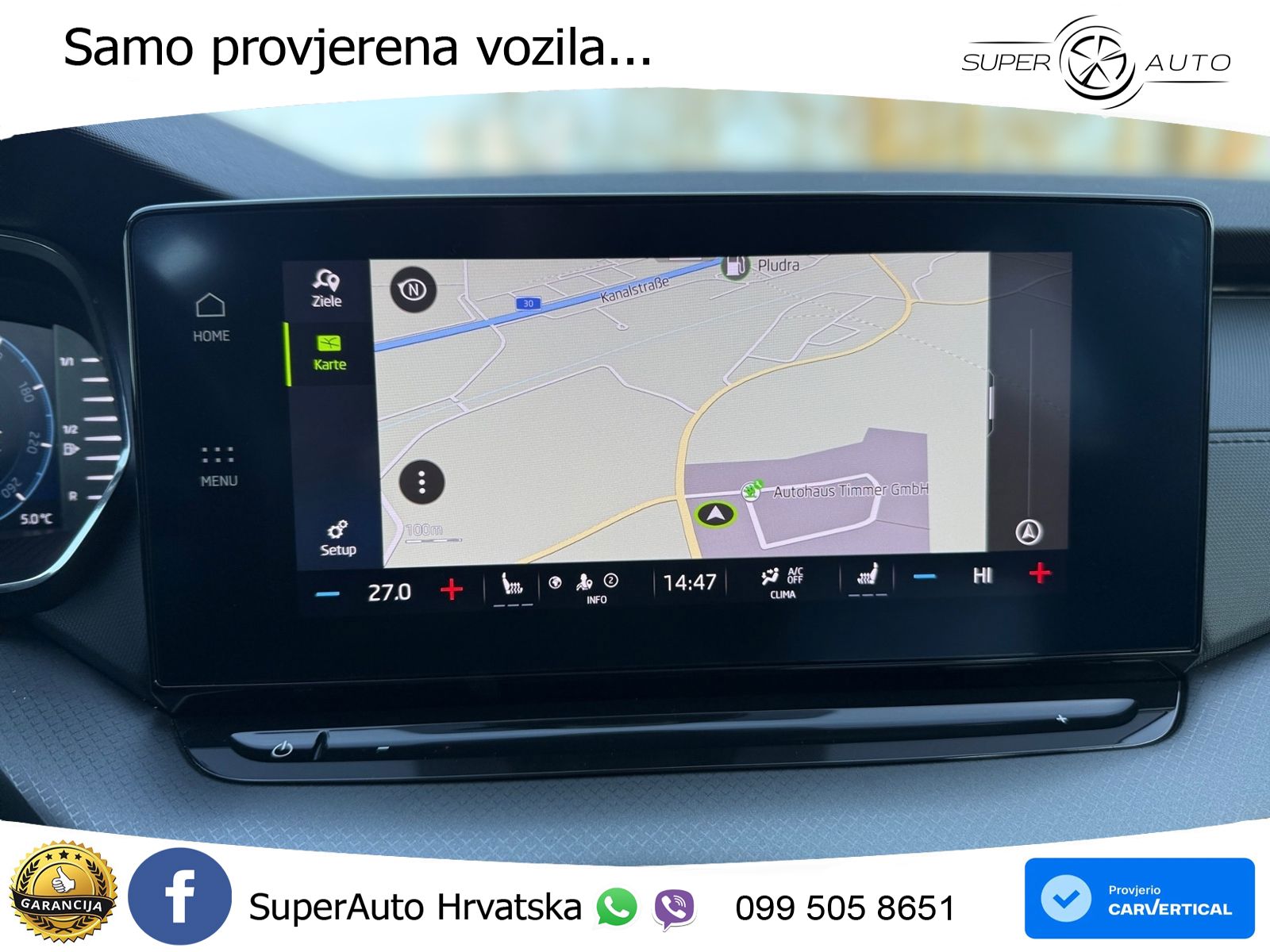 Škoda Octavia Combi 2.0 TDI (150 KS) DSG LED+GR SJED+ACC