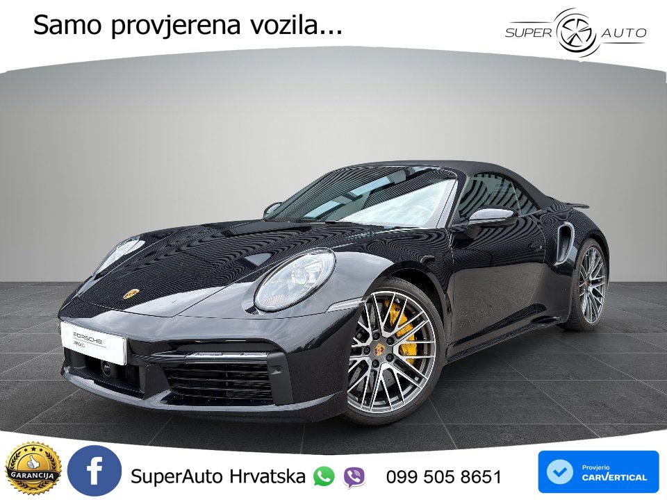 Porsche 911 Turbo S Cabriolet 3.8 (650 KS) PDK LED+GR SJED+ACC