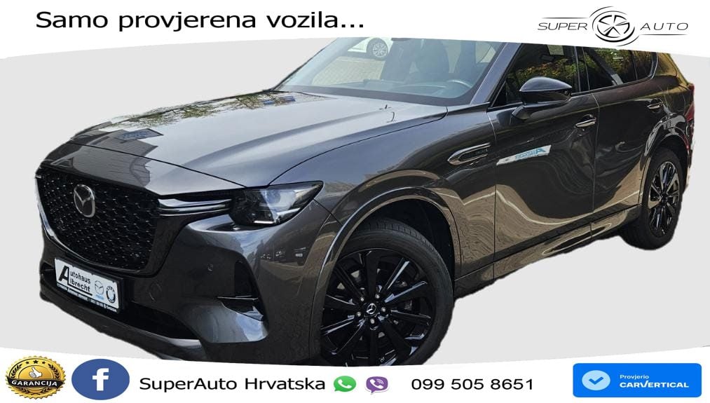 Mazda CX-60 3.3 e-Skyactiv D (254 KS) AWD Automatic LED+GR SJED+ACC
