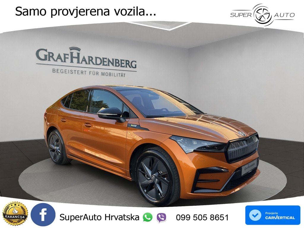 Škoda Enyaq iV RS 82 kWh (299 KS) AWD MATRIX+GR SJED+KAM