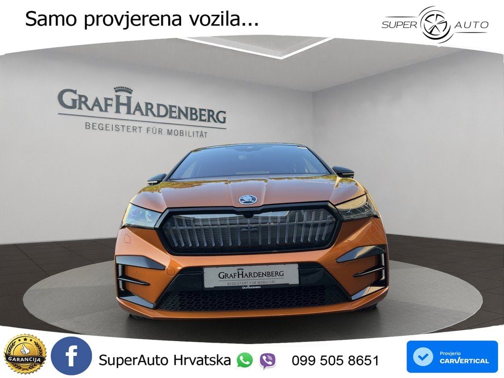 Škoda Enyaq iV RS 82 kWh (299 KS) AWD MATRIX+GR SJED+KAM