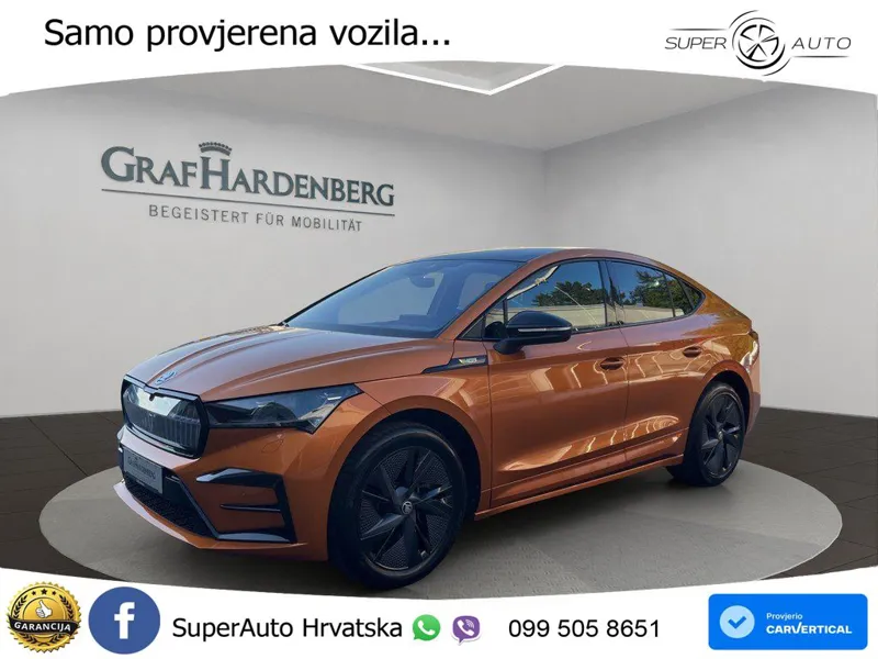 Škoda Enyaq iV RS 82 kWh (299 KS) AWD MATRIX+GR SJED+KAM