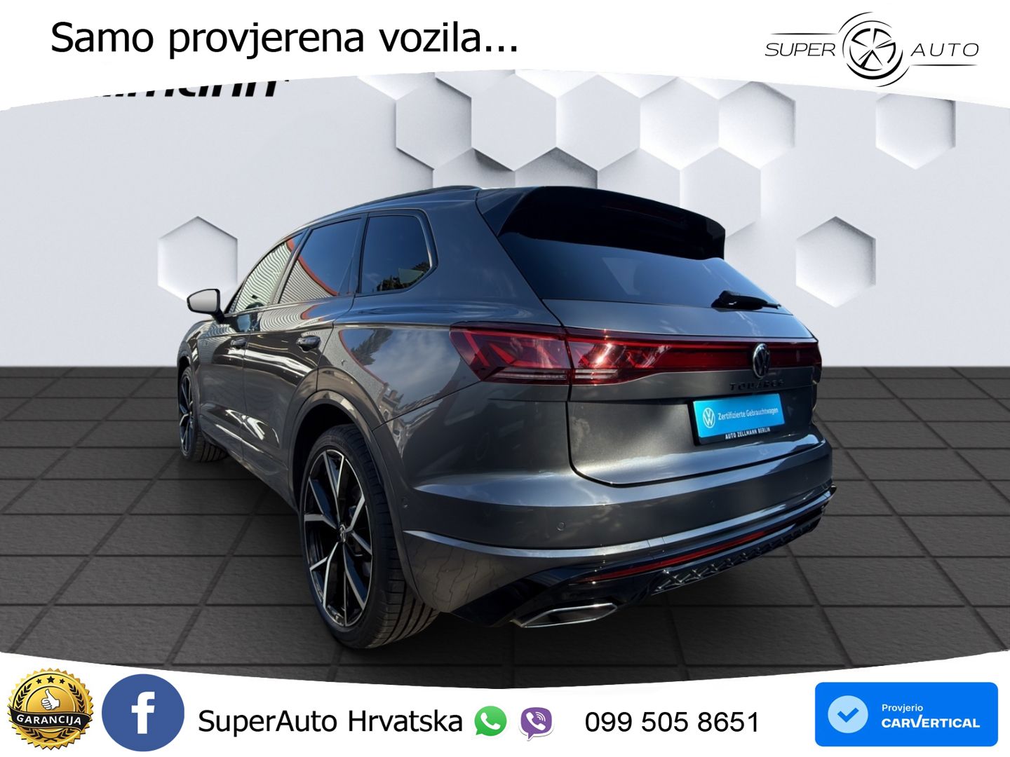 Volkswagen Touareg 3.0 V6 TDI (286 KS) 4MOTION Tiptronic ZRAČNI+ACC+GR SJED+KAM