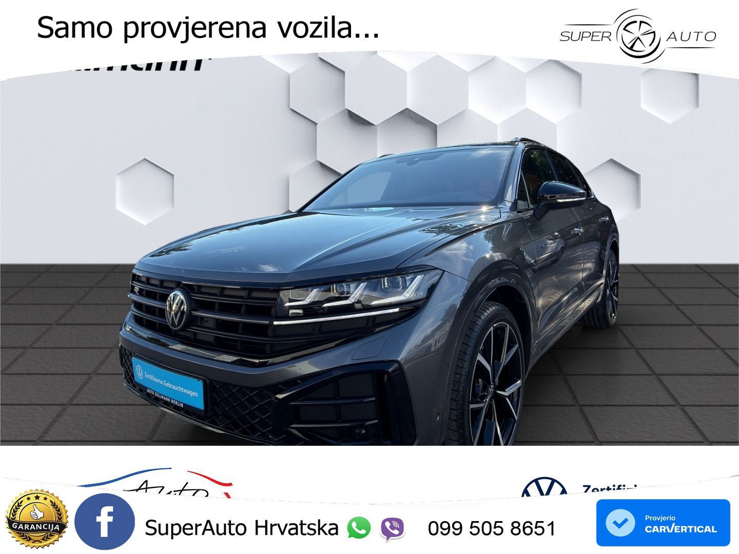 Volkswagen Touareg 3.0 V6 TDI (286 KS) 4MOTION Tiptronic ZRAČNI+ACC+GR SJED+KAM