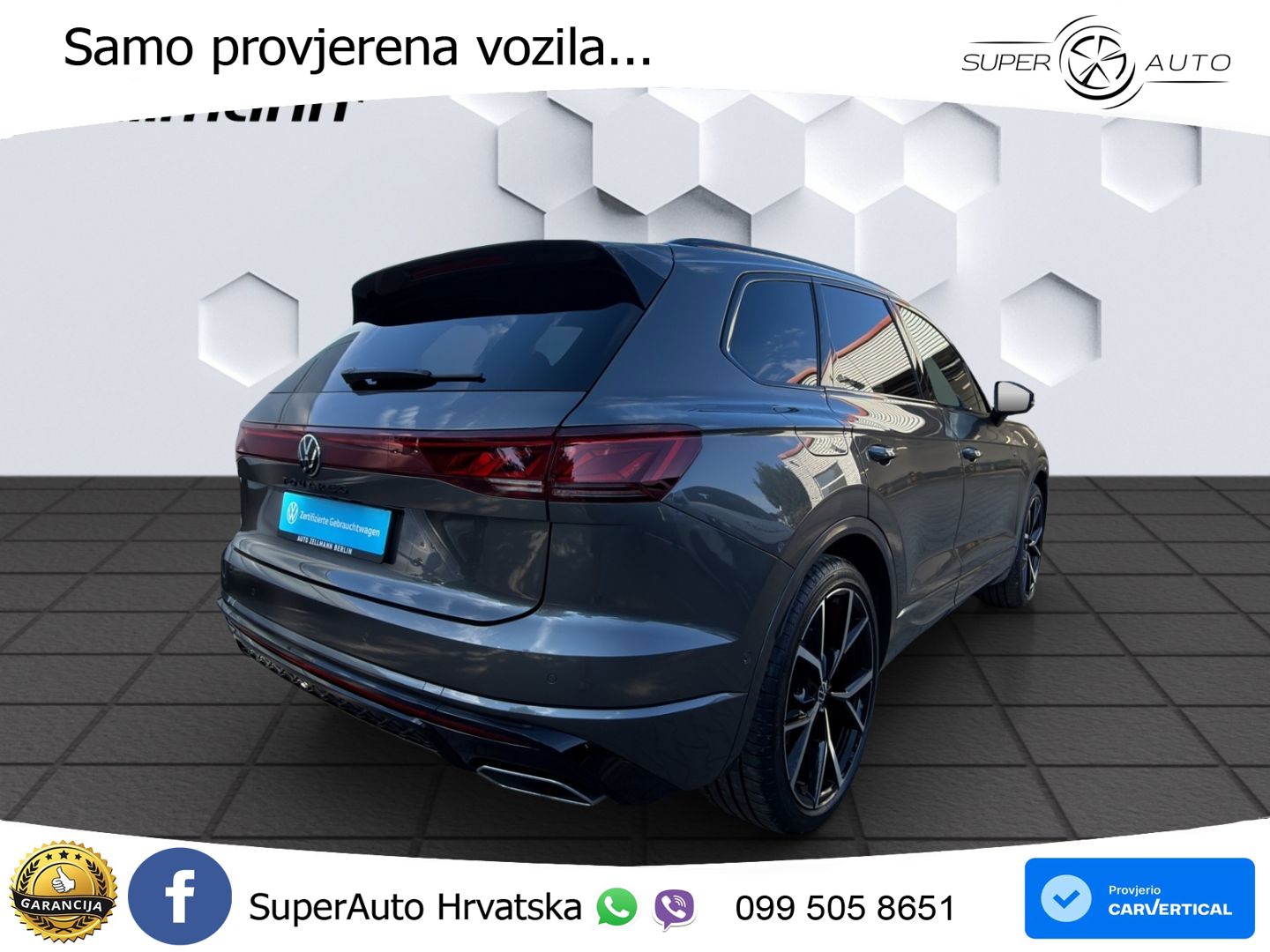 Volkswagen Touareg 3.0 V6 TDI (286 KS) 4MOTION Tiptronic ZRAČNI+ACC+GR SJED+KAM