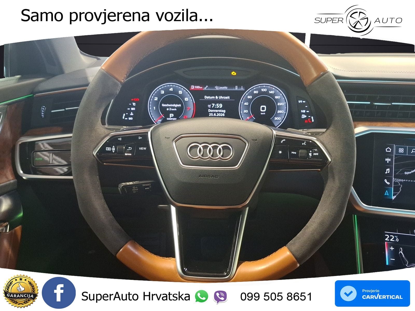 Audi A6 55 TFSI V6 (340 KS) quattro S tronic MATRIX+GR SJED+KAM