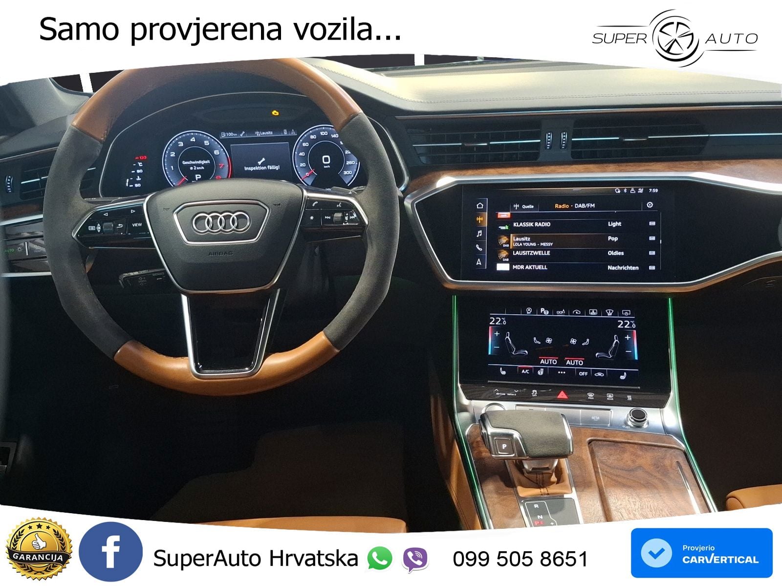 Audi A6 55 TFSI V6 (340 KS) quattro S tronic MATRIX+GR SJED+KAM