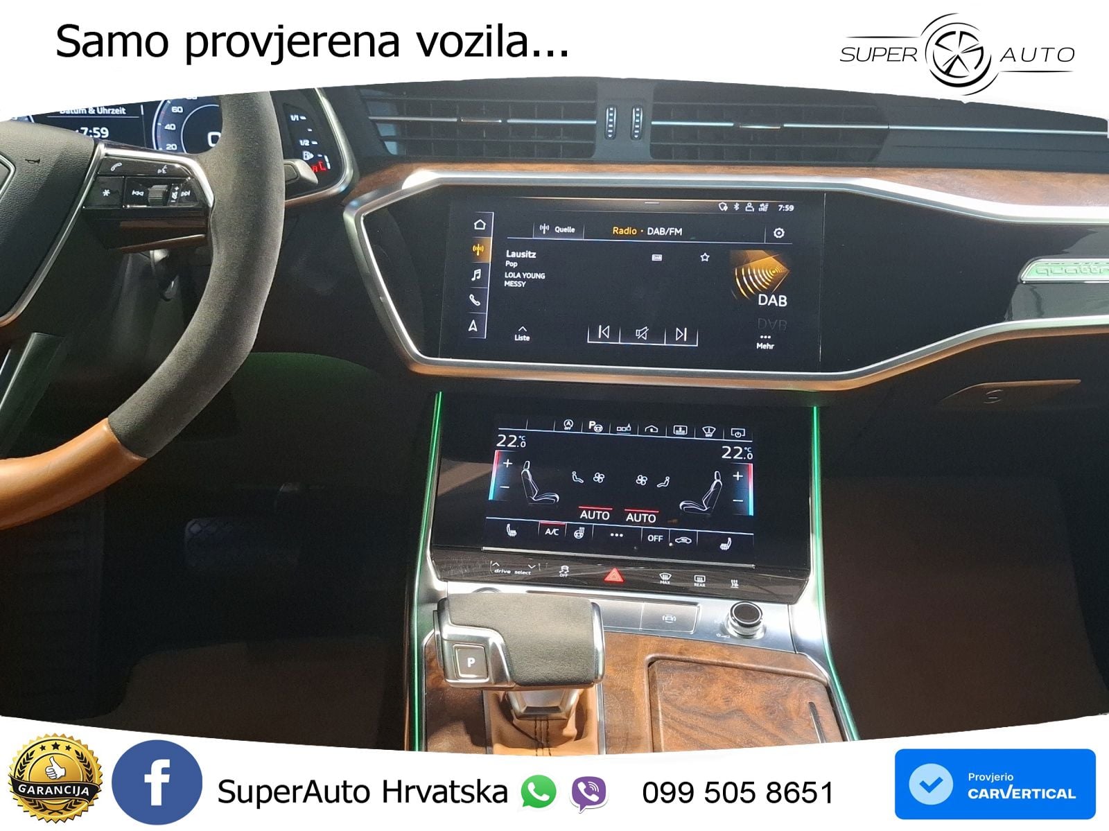 Audi A6 55 TFSI V6 (340 KS) quattro S tronic MATRIX+GR SJED+KAM