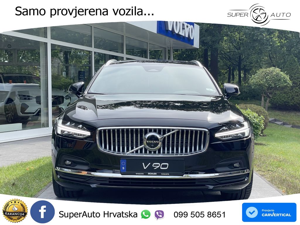 Volvo V90 2.0 B4 Diesel AWD Geartronic ACC+HEAD+4xGR SJED+360+PANO