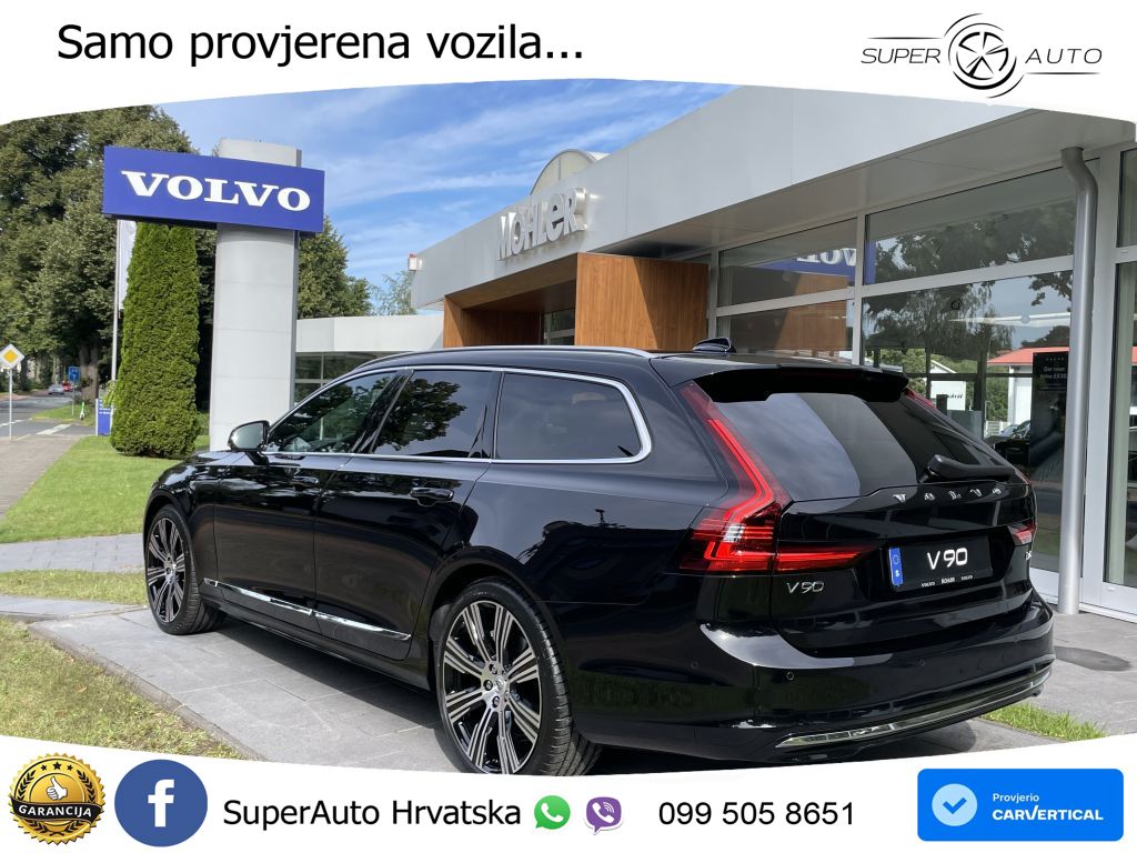 Volvo V90 2.0 B4 Diesel AWD Geartronic ACC+HEAD+4xGR SJED+360+PANO