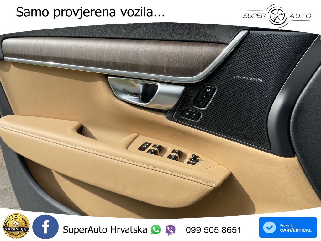 Volvo V90 2.0 B4 Diesel AWD Geartronic ACC+HEAD+4xGR SJED+360+PANO