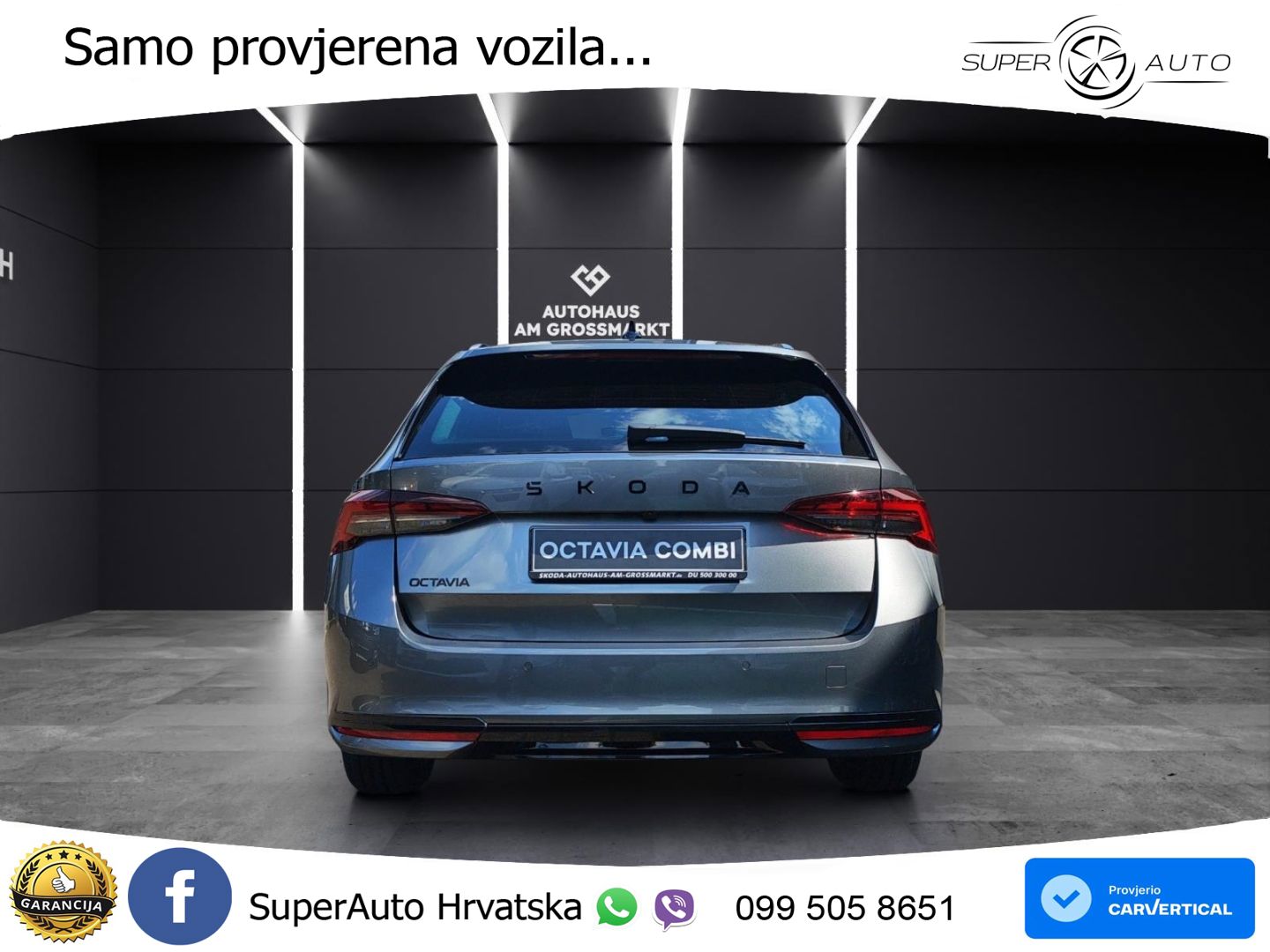 Škoda Octavia Combi 1.5 TSI (150 KS) DSG SportLine LED+GR SJED+ACC