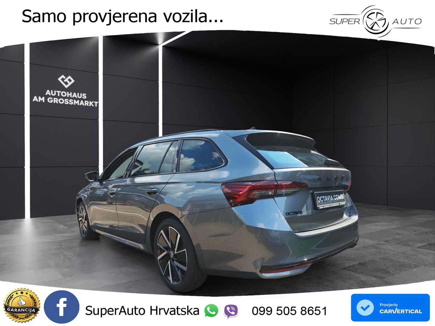 Škoda Octavia Combi 1.5 TSI (150 KS) DSG SportLine LED+GR SJED+ACC