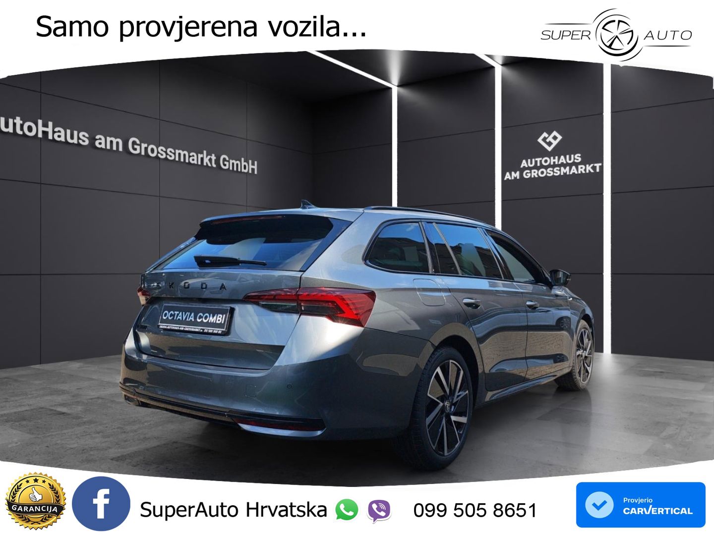 Škoda Octavia Combi 1.5 TSI (150 KS) DSG SportLine LED+GR SJED+ACC