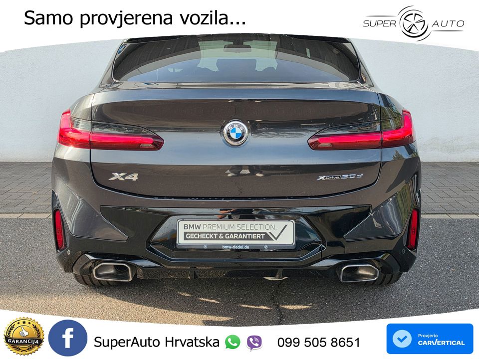 BMW X4 30d (286 KS) xDrive Steptronic M Sport LED+GR SJED+ACC