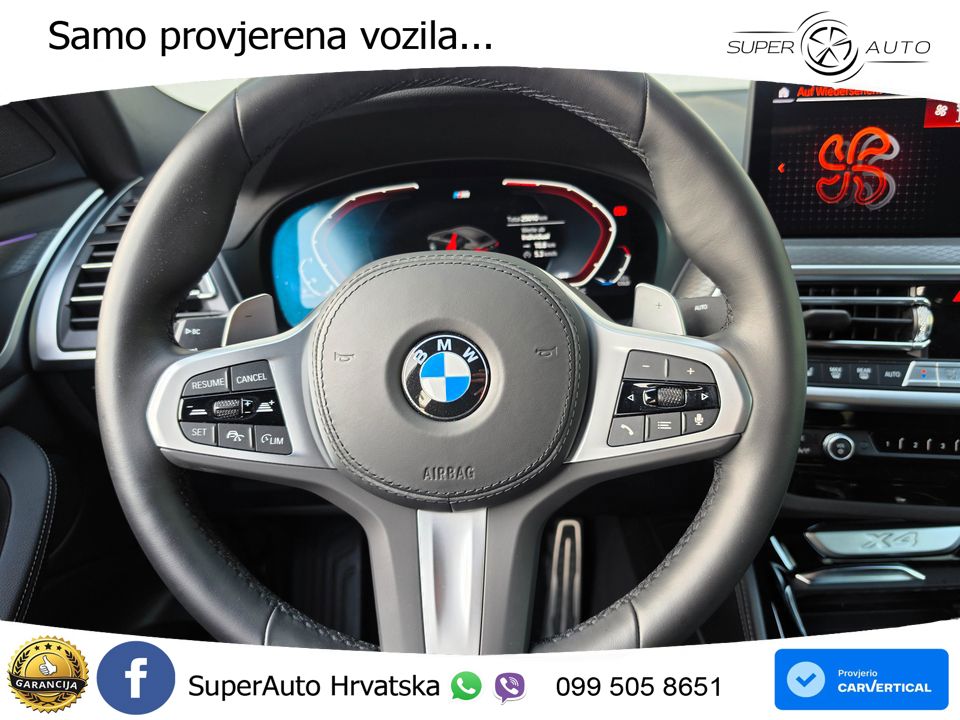 BMW X4 30d (286 KS) xDrive Steptronic M Sport LED+GR SJED+ACC