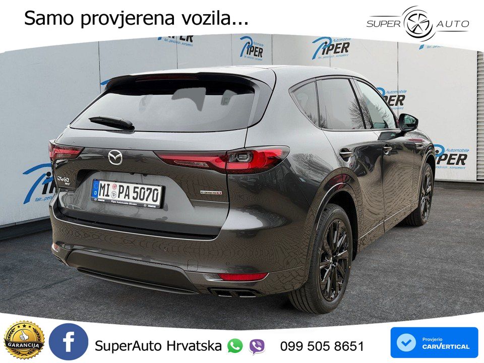 Mazda CX-60 3.3 e-Skyactiv D (254 KS) AWD Automatic MATRIX+GR SJED+KAM