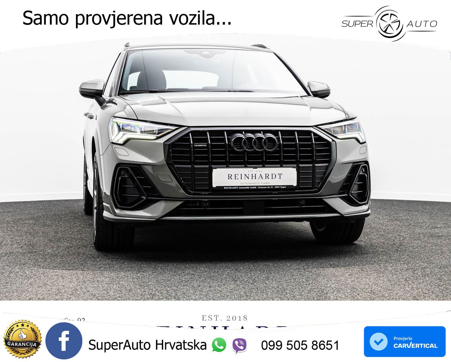 Audi Q3 45 TFSI (245 KS) quattro S tronic 2x S line LED+GR SJED+ACC