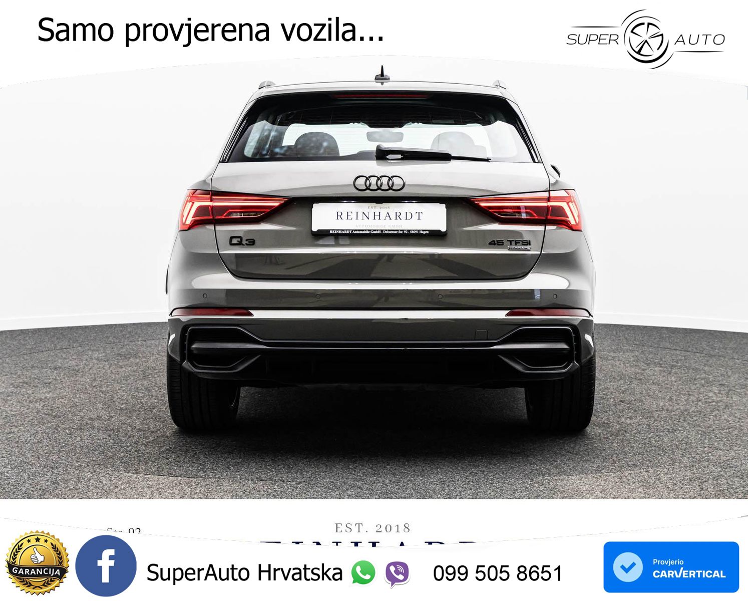 Audi Q3 45 TFSI (245 KS) quattro S tronic 2x S line LED+GR SJED+ACC