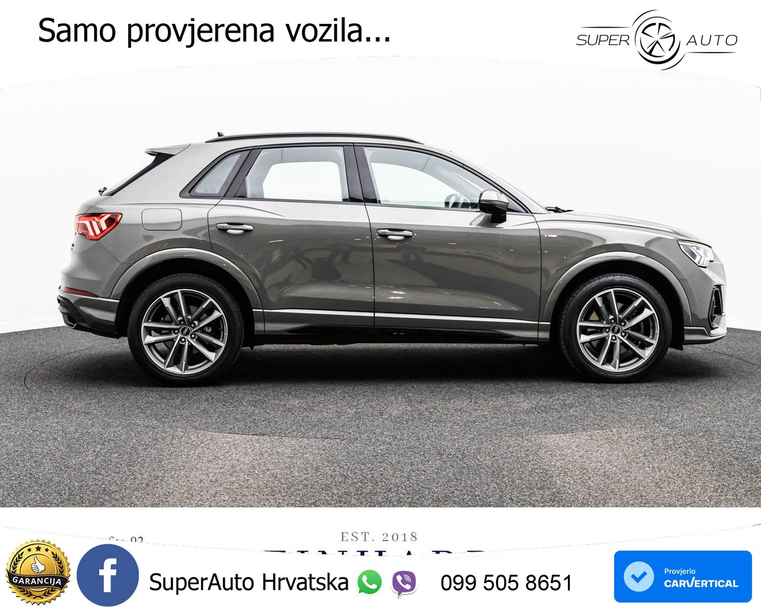 Audi Q3 45 TFSI (245 KS) quattro S tronic 2x S line LED+GR SJED+ACC