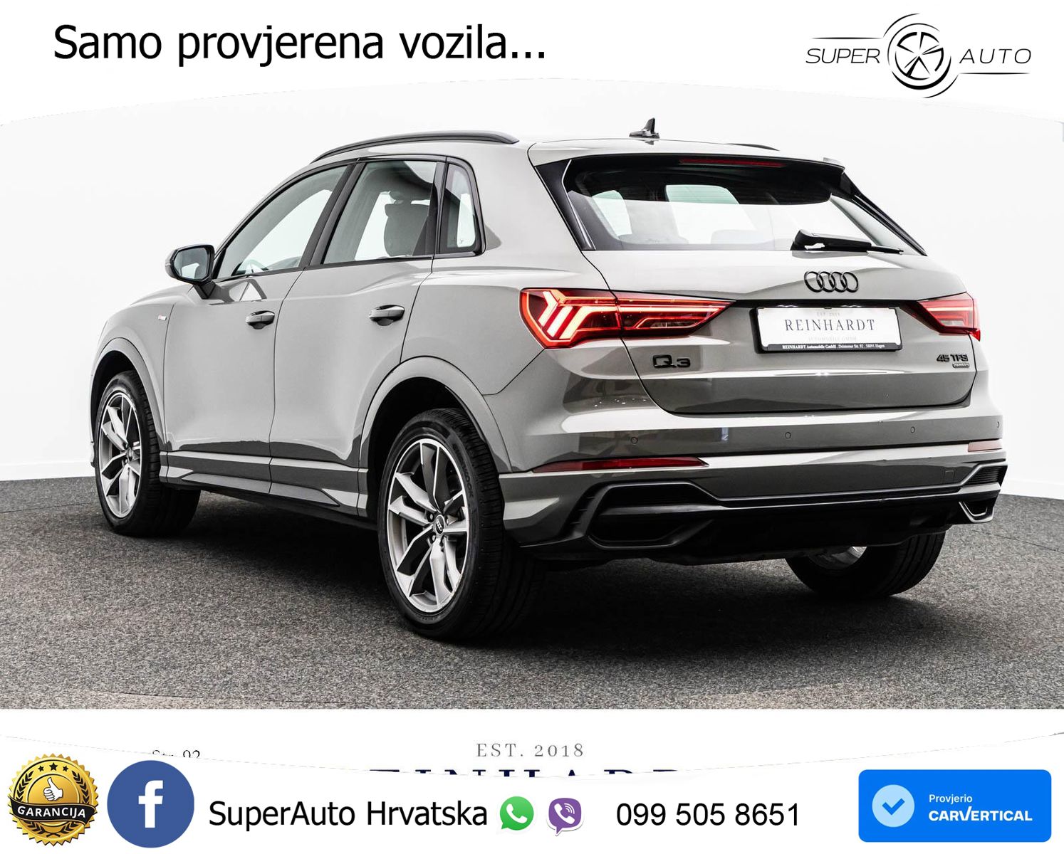 Audi Q3 45 TFSI (245 KS) quattro S tronic 2x S line LED+GR SJED+ACC