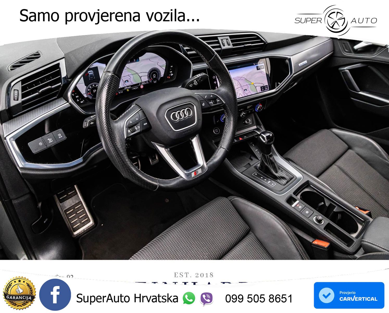 Audi Q3 45 TFSI (245 KS) quattro S tronic 2x S line LED+GR SJED+ACC