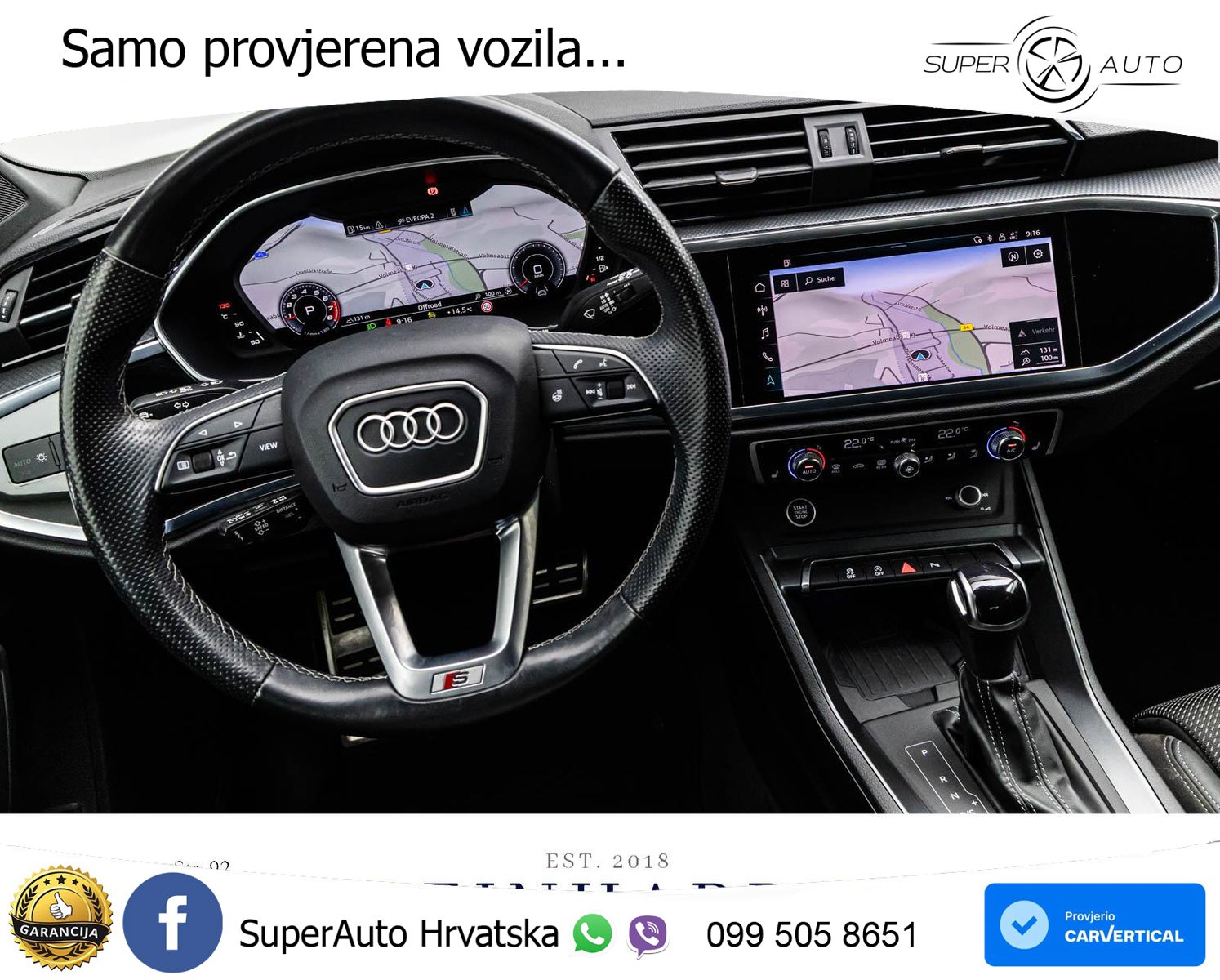 Audi Q3 45 TFSI (245 KS) quattro S tronic 2x S line LED+GR SJED+ACC