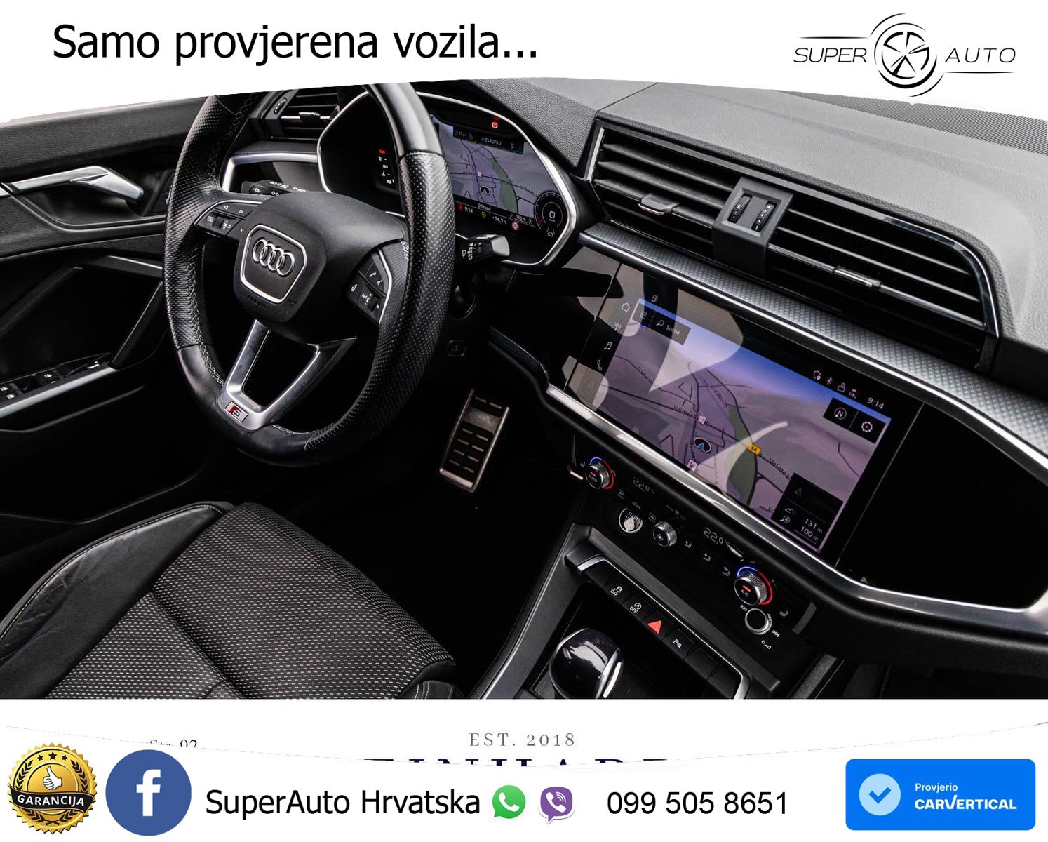 Audi Q3 45 TFSI (245 KS) quattro S tronic 2x S line LED+GR SJED+ACC