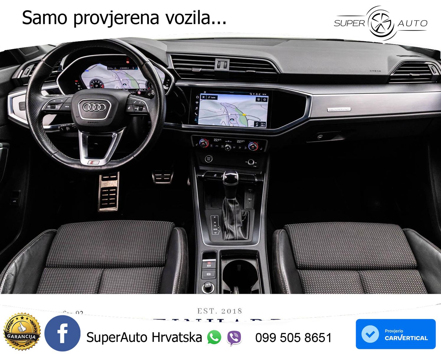 Audi Q3 45 TFSI (245 KS) quattro S tronic 2x S line LED+GR SJED+ACC