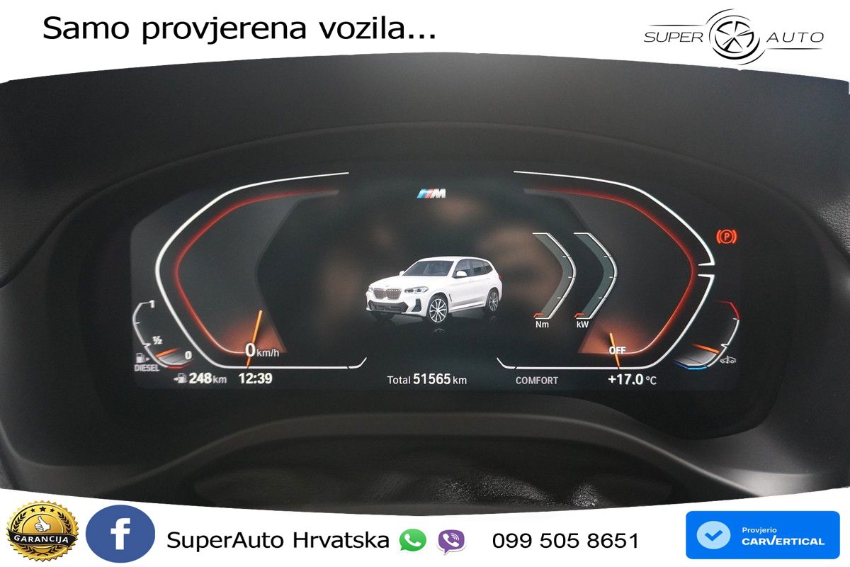 BMW X3 30d xDrive Steptronic M Sport LED+GR SJED+ACC