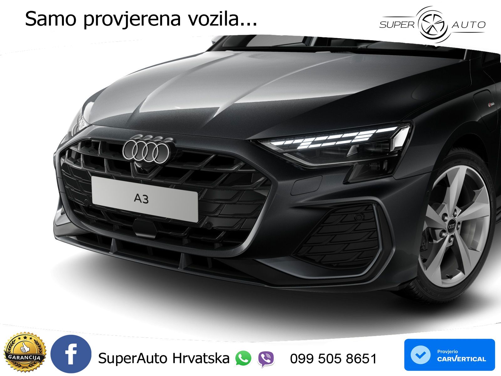 Audi A3 40 TFSIe (204 KS) S tronic S line LED+GR SJED+ACC