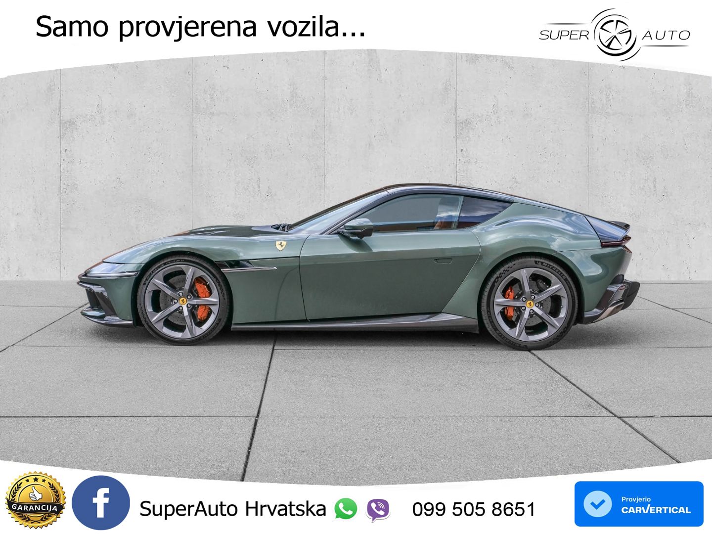 Ferrari 12Cilindri Spider 6.5 V12 (830 KS) F1 DCT MATRIX+GR SJED+KAM