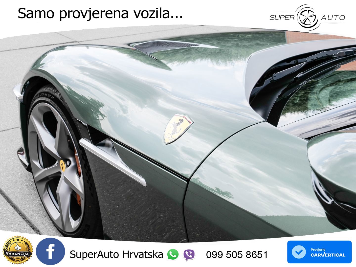 Ferrari 12Cilindri Spider 6.5 V12 (830 KS) F1 DCT MATRIX+GR SJED+KAM