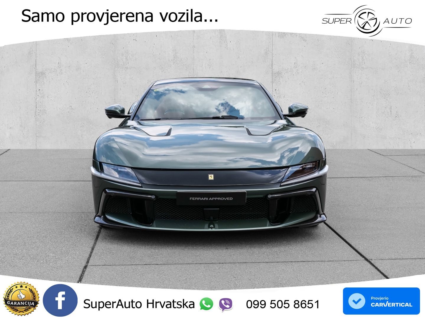 Ferrari 12Cilindri Spider 6.5 V12 (830 KS) F1 DCT MATRIX+GR SJED+KAM
