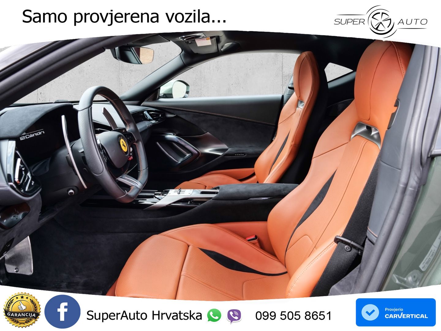 Ferrari 12Cilindri Spider 6.5 V12 (830 KS) F1 DCT MATRIX+GR SJED+KAM