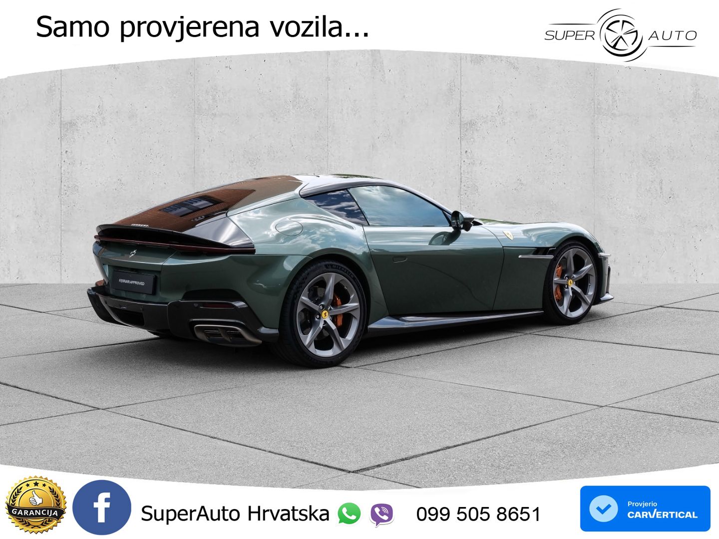 Ferrari 12Cilindri Spider 6.5 V12 (830 KS) F1 DCT MATRIX+GR SJED+KAM