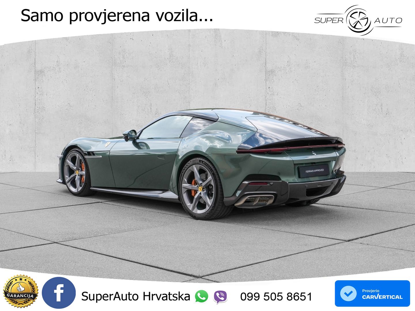 Ferrari 12Cilindri Spider 6.5 V12 (830 KS) F1 DCT MATRIX+GR SJED+KAM